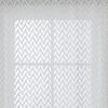 1PC LOZUJOJU Boho Geometric Herringbone Sheer Curtain with Tassels, Light Filtering Tulle for Living Room Bedroom Home Decor