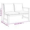 7 Piece Garden Dining Set with Cushions Solid Acacia Wood