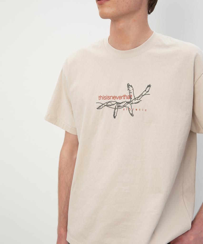 THISISNEVERTHAT Stitched Birds Tee Beige