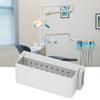Dentist Material Tools Stainless Steel 30 Holes Disinfection Bur Box Case Dental Burs HolderSilver