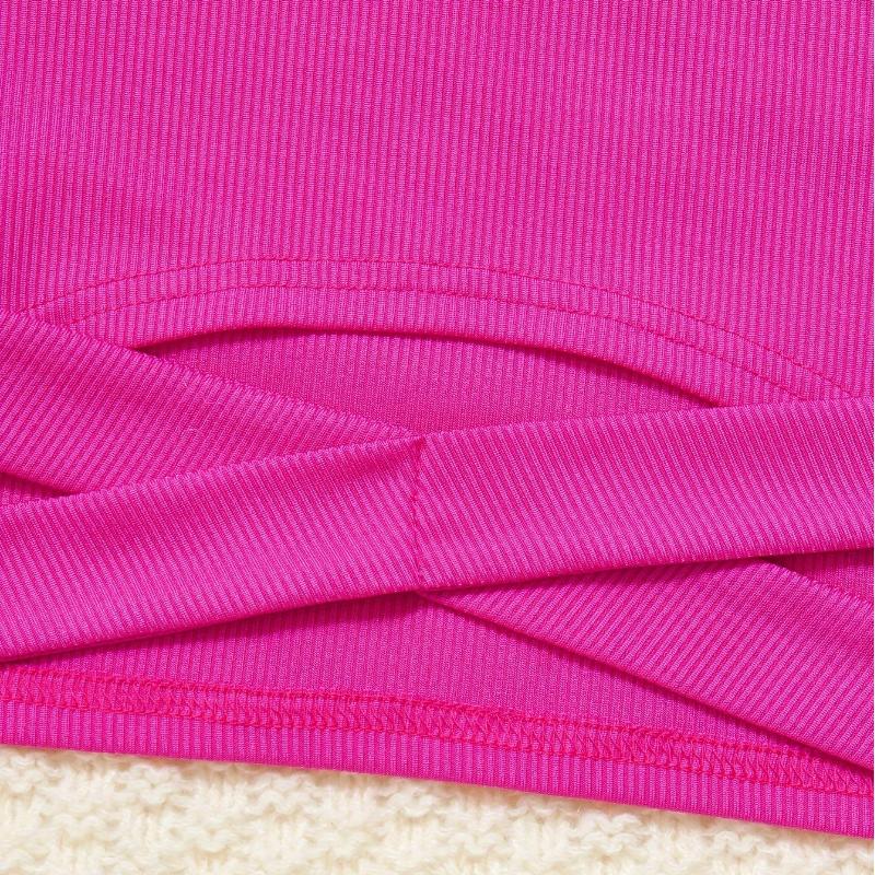 3-10 Years Girls Summer Suit Cross-strap Puff Sleeve Short Top Printed Bell Bottoms Two-piece Set