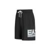 Emporio Armani EA7 SS24 Logo Letter Print Drawstring Casual Shorts Men Shorts Black 3DPS63-PJ05Z-1200