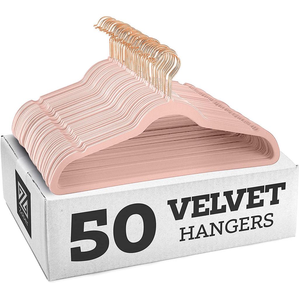 European & American Non-Slip Flocked Magic Wardrobe Clothes Hangers 