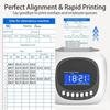 Punch Card Machine Color Attendance Machine Office Punch Card Machine Time Recorder DK Printer Auto-Align Time Card Machine