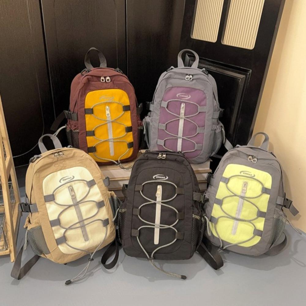 Large Capacity Travel Backpack for Men and Women, Outdoor Mountaineering and Fitness Bag, Multifunctional Cycling Nylon Backpack