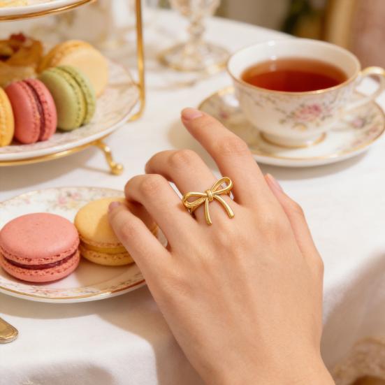 Bow Knot Napkin Ring Elegant Alloy Napkin Holder Reusable Napkin Ring for Wedding Table Decoration Baby Shower Anniversaries