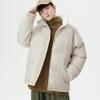 Winter lamb wool bread clothes, new loose men's thickened large size coat, couple's velvet warm cotton clothes