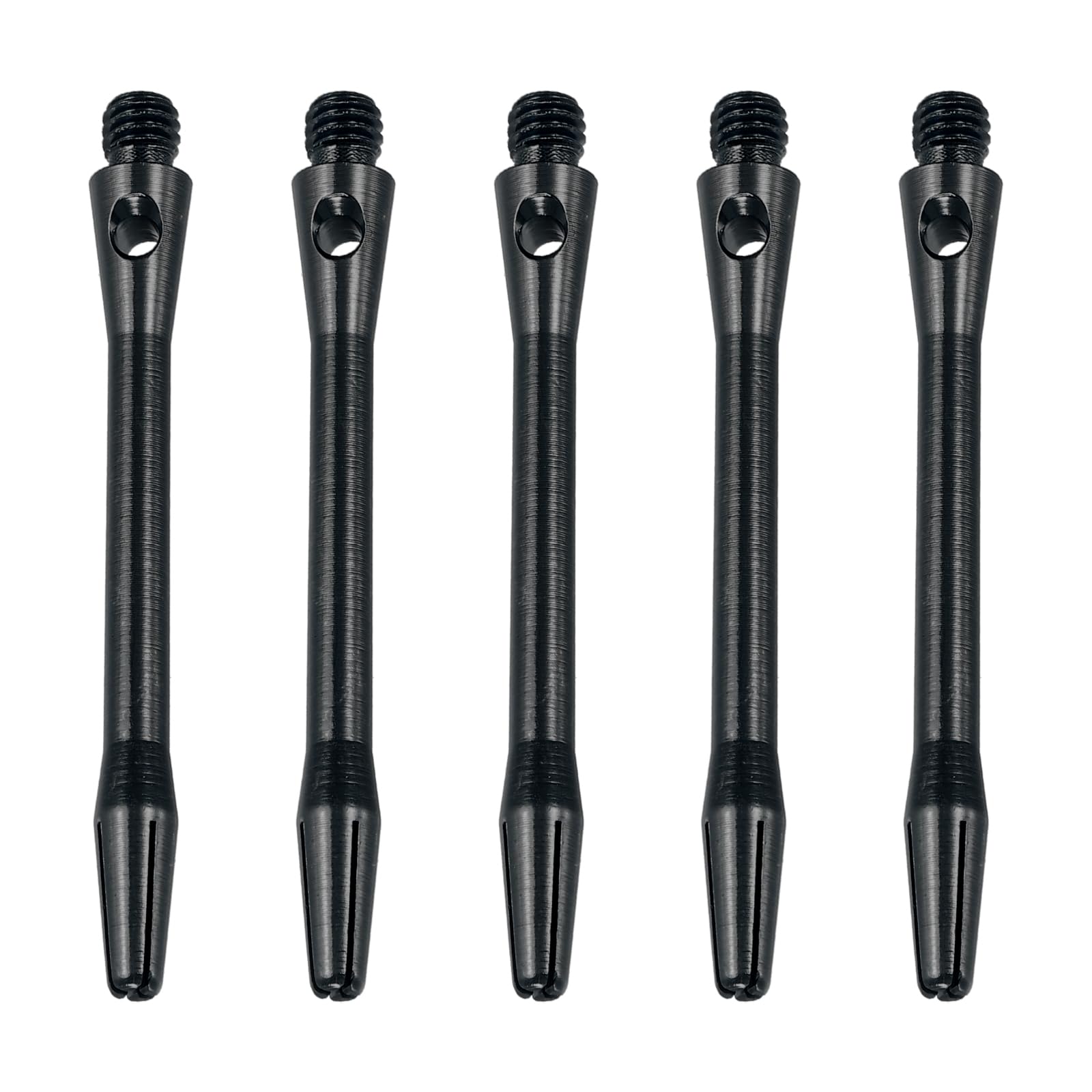 

PATIKIL 48mm aluminum dart shafts, 15pcs, medium, 2BA thread, dart accessories, black