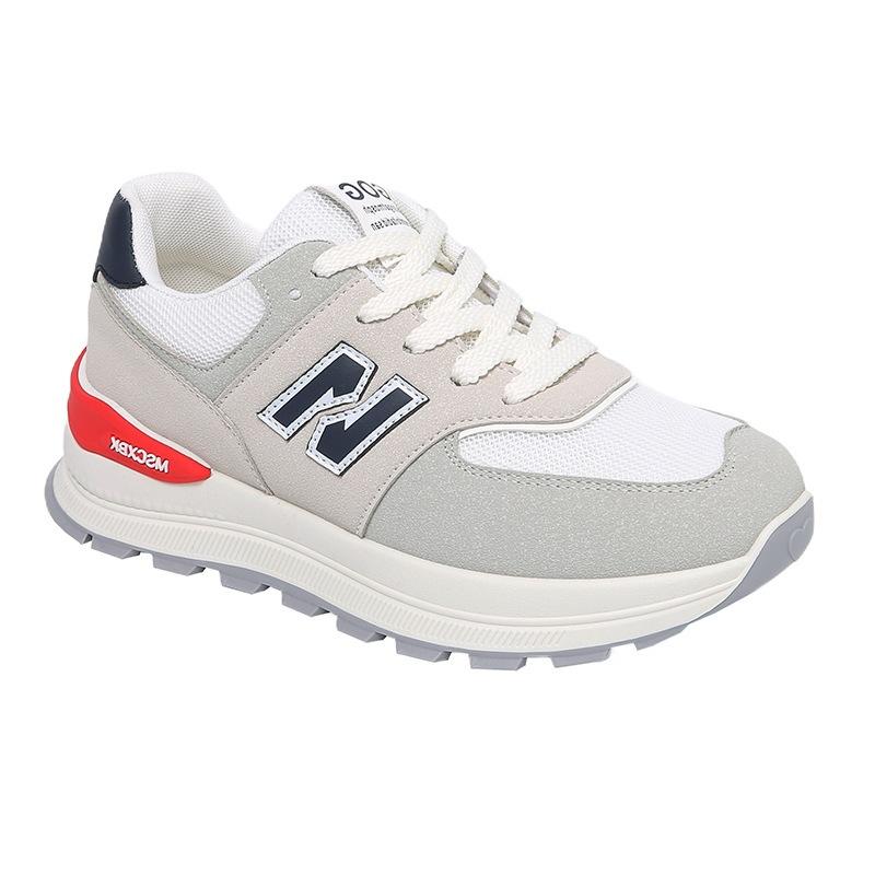 22 autumn new burgundy niche ins sports and leisure shoes Forrest Gump shoes