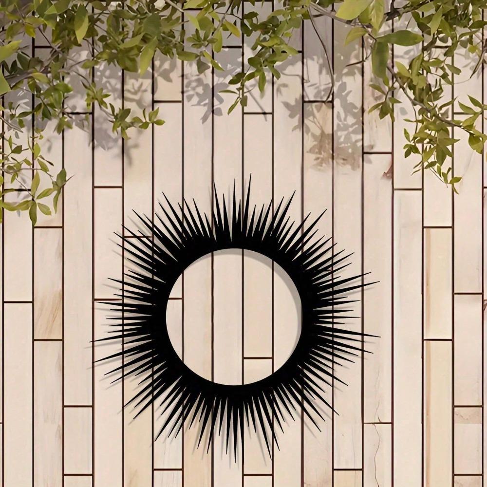 Bohemian Sun Metal Wall Art Vintage Astrological Mural Iron Home Decor Gift