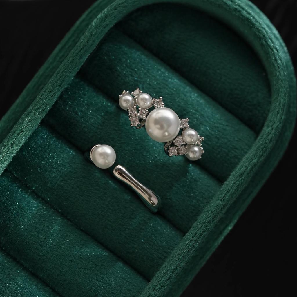 S Sternring ins Gefühl gestapelter Ring verblasst nicht Öffnung verstellbarer Ring weiblich