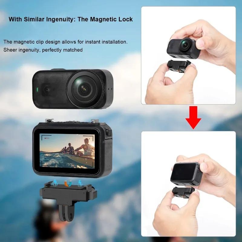 Suitable for DJI Osmo Nano Magnetic Bracket Folding Magnetic Tripod Quick Disassembly Accessories Universal Base Folding quick