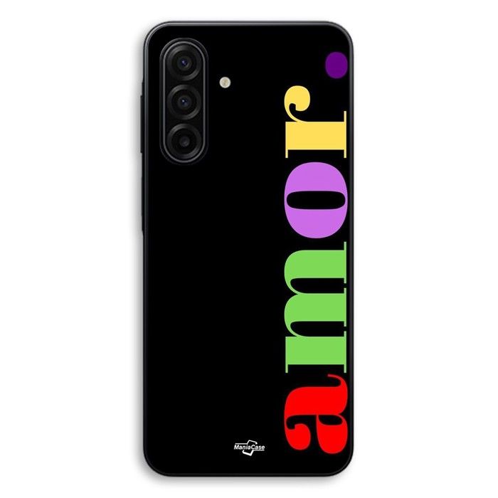 Hülle Für Samsung Galaxy A18 Amor farbig Maniacase schwarz