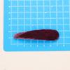 High-End Red Velvet Water-Drop Bangs Hair Clip for Girls - Korean Autumn/Winter Collection