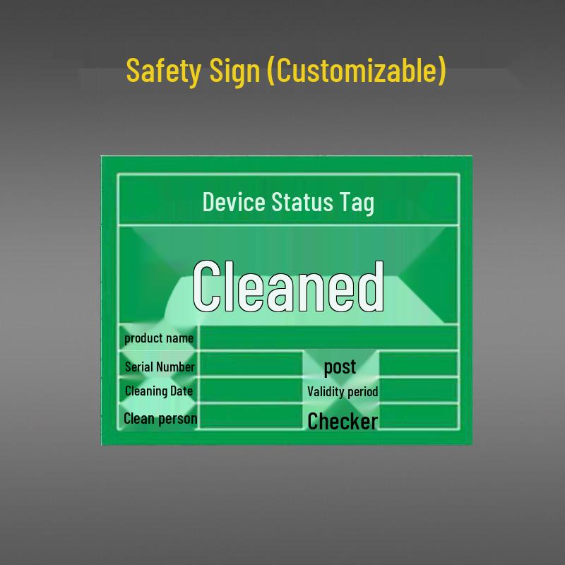 Safety Signs for Mechanical Equipment: Inspection, Repair, and Warning Symbols