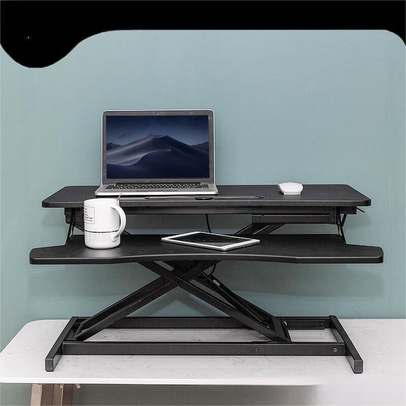 OEING Double-Layer Adjustable Standing Desk Riser 80 x 40 cm