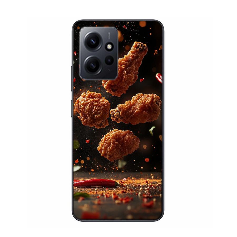 Food Fries Beer Cheese Sushi Cookie Phone Case For Redmi 12 13C 12C 15C 9 10 10C Note 13 Pro Plus 14 15 Pro 9T 9C 9A TPU Soft Co