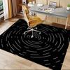 1PC Circles Lines Anti-slip carpet, suitable for Office, bedroomand playrooms. It can also be used as a sofa footrest cover-W29