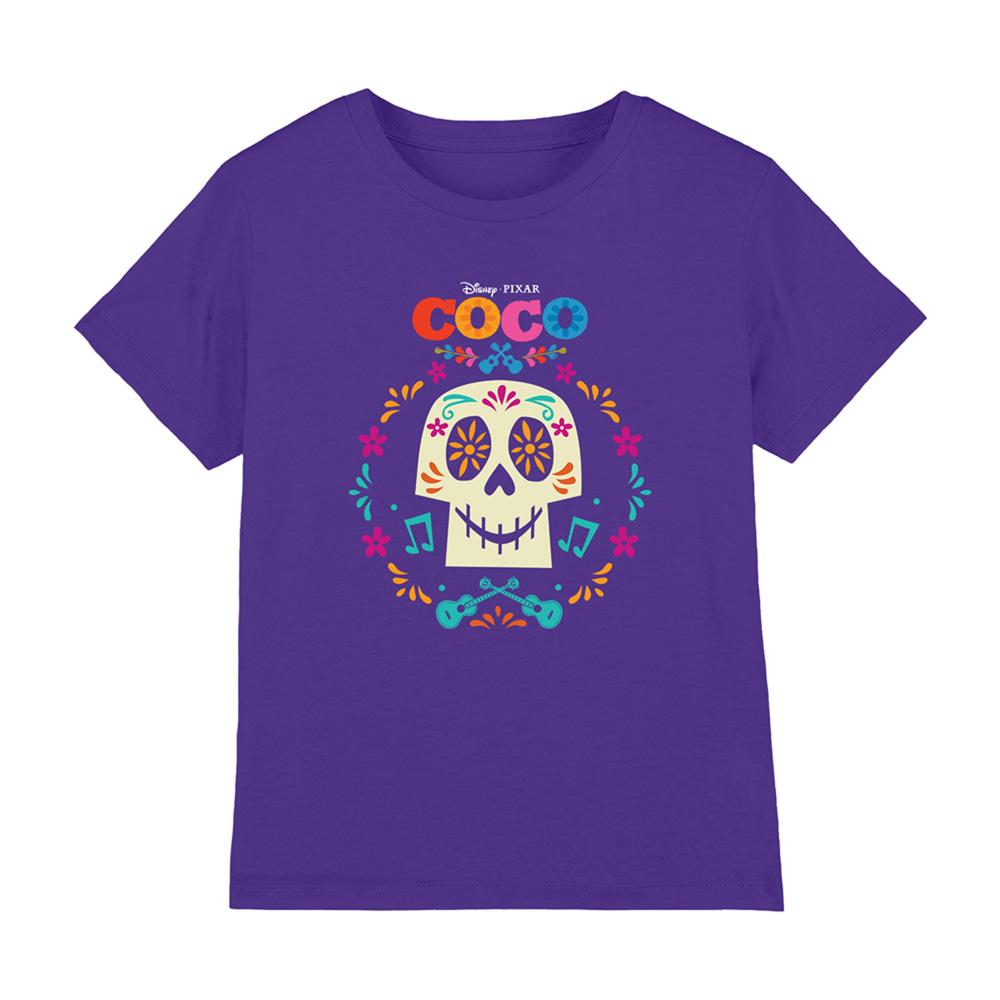Coco Girls Flower Skull T-Shirt