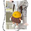Charming Japanese Style Plush Potato Cartoon Crossbody Bag For Kids With Fun Print