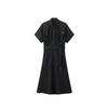 Peacebird Women's Workwear Lapel Long Summer Dress