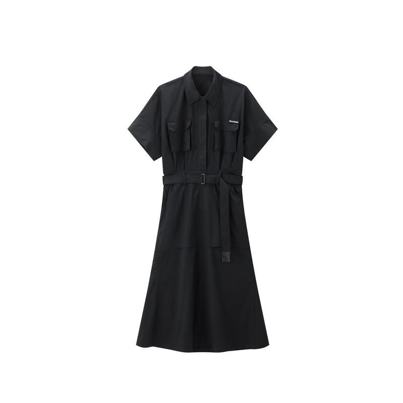 

Peacebird Women s Workwear Lapel Long Summer Dress M 160
