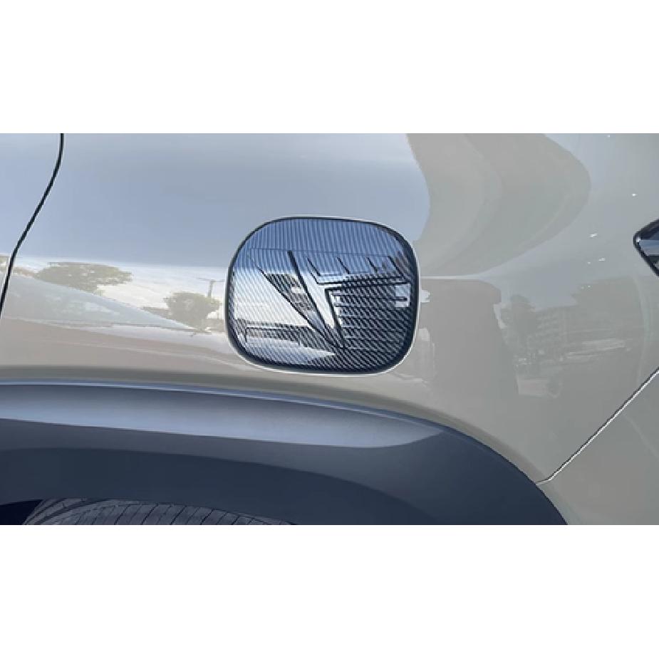 Fuel Tank Gas Cap Oil Lid Cover Trim For -2024 Mazda CX-50 Carbon Fiber 1pcs