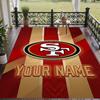 Custom Text Printed Rug San Francisco 49ers Non Slip Floor Carpet For Home Room Decor