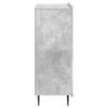 Sideboard Concrete Grey 66 x 34.5 x 91.5 cm Engineered Wood