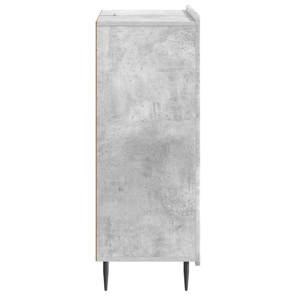 Sideboard Concrete Grey 66 x 34.5 x 91.5 cm Engineered Wood