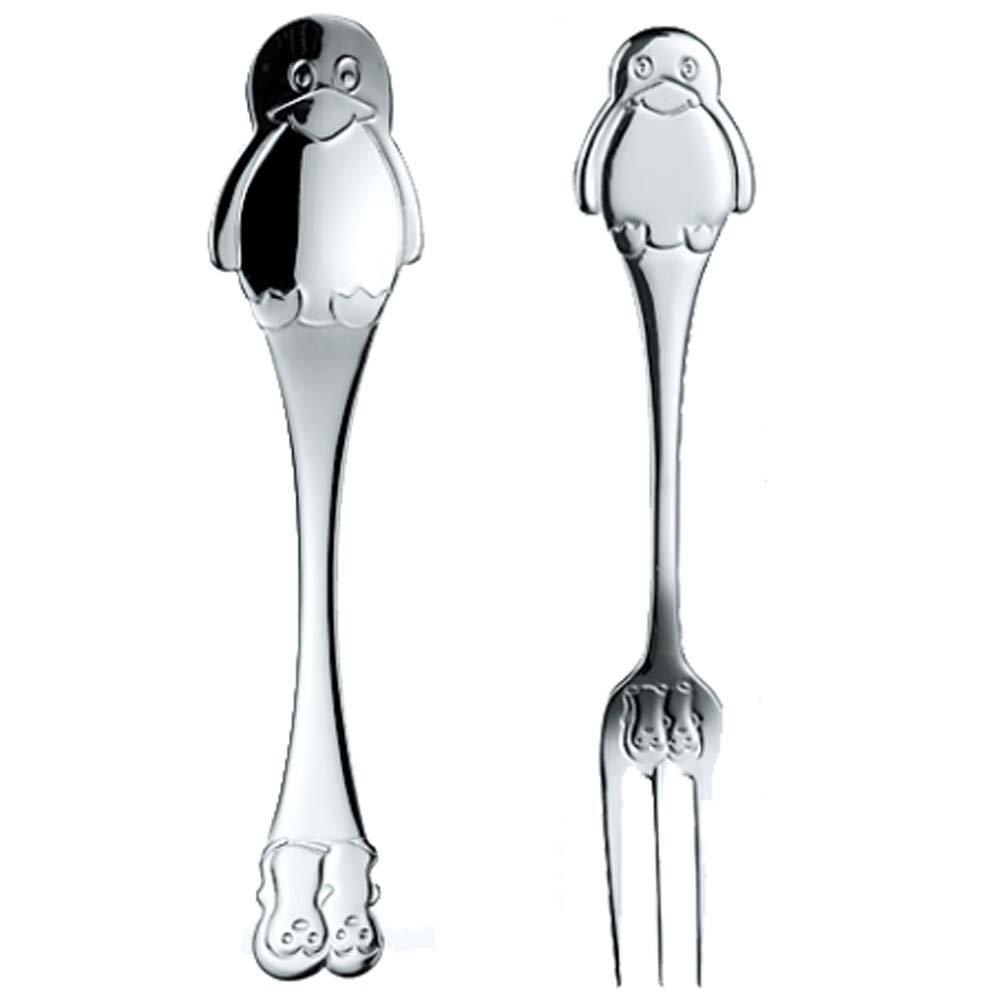 Nagao Marine Mate Spoon Fork Penguin Set of 2 Made in Japan