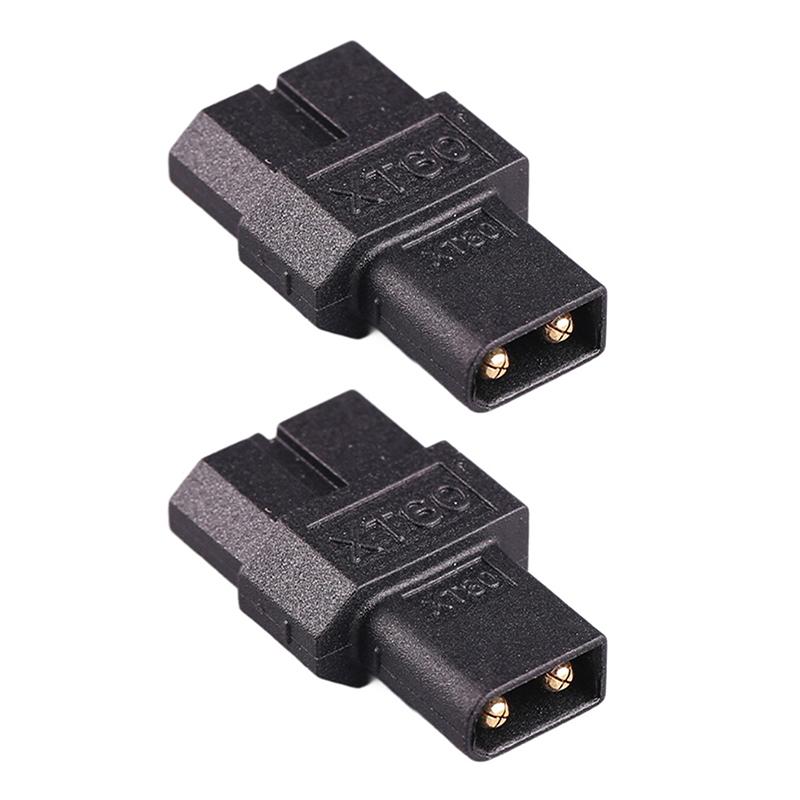 1/2 stk. HOTA XT60 Hunkøn til XT30 Hankøn Adapter til RC Fly Batteristik Reservedele