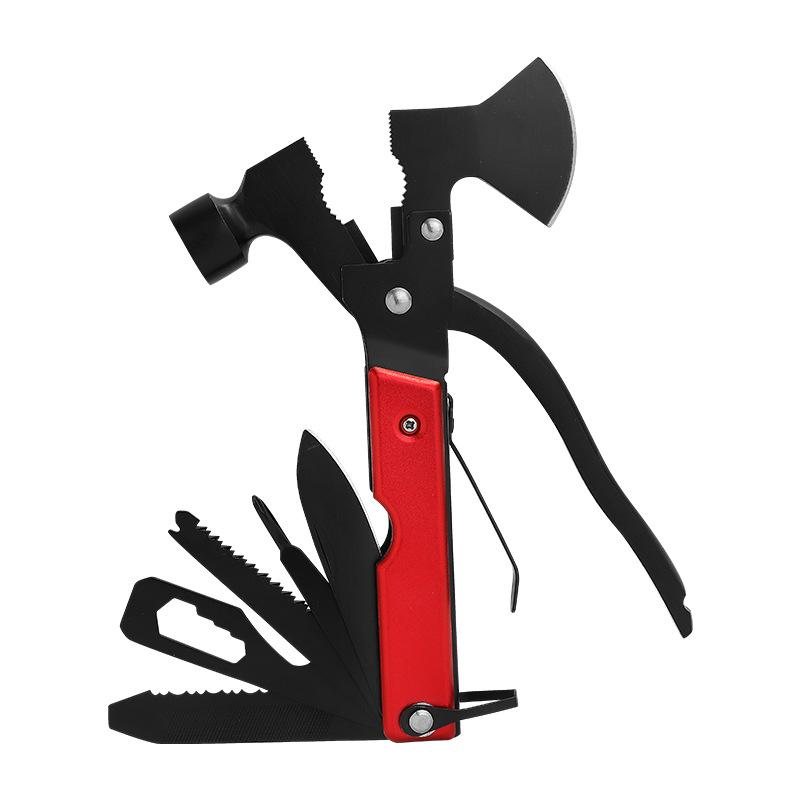 Home Multifunctional Stainless Steel Axe Hammer Car Rescue Hammer Convenient Portable EDC Tool