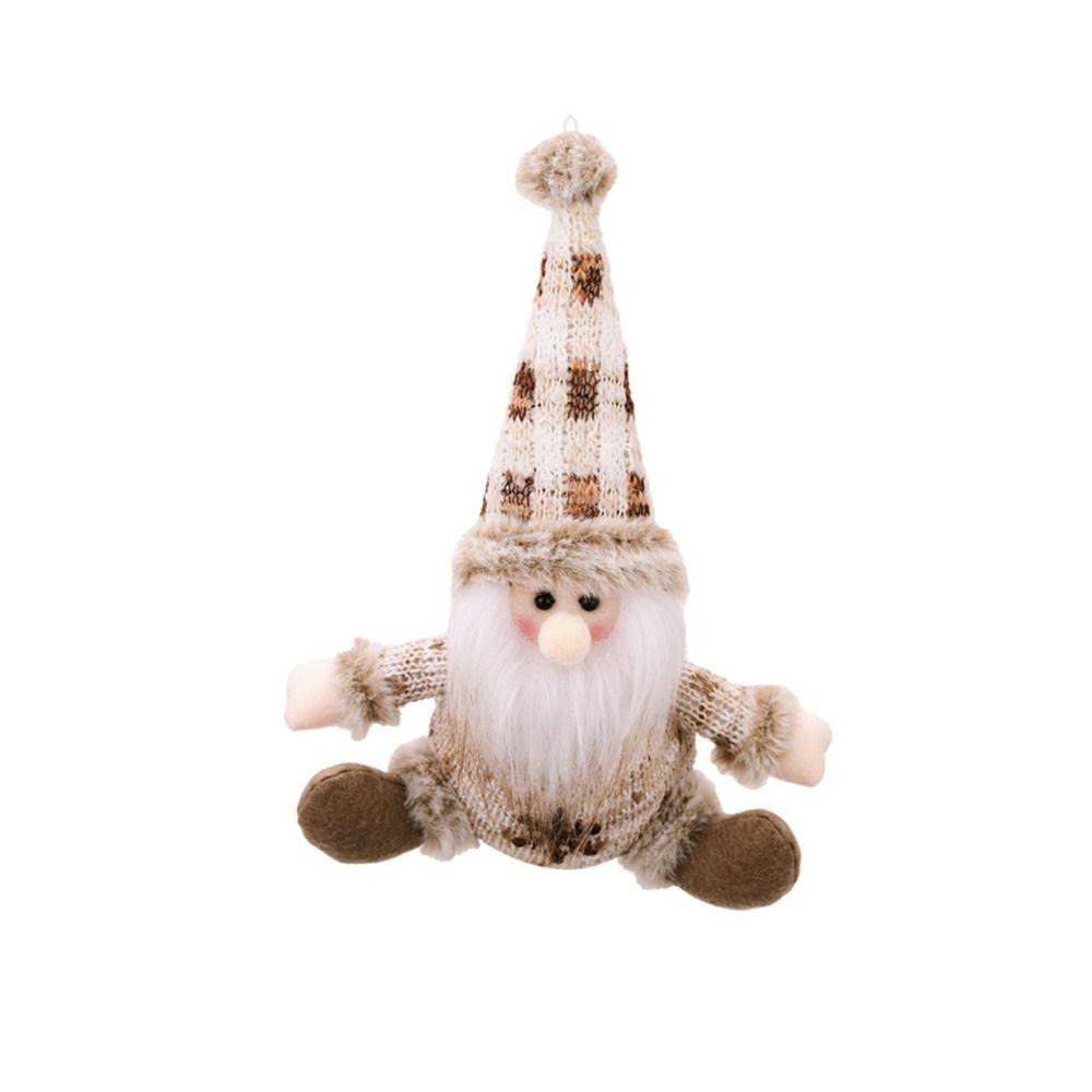 Soft Christmas Knitting Plush Doll Christmas Tree Decoration  Festive Decoration