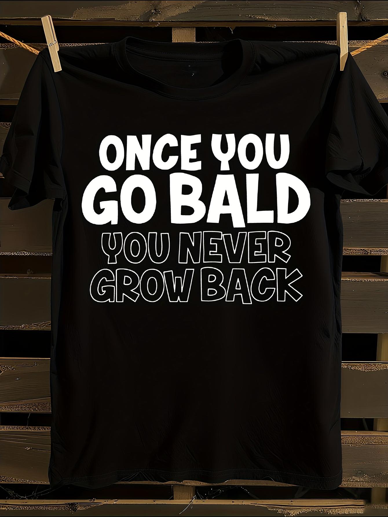 Funny Baldness T-shirt XXL