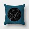 Classic British Style planet track polyester single-sided printing pillow cover home deco cushion cover square lumbar pillowcase