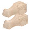 4PCS Carved Cabinet Feet Sofa Closet Coffee Table Foot Guesthouse Accessories for Hotel