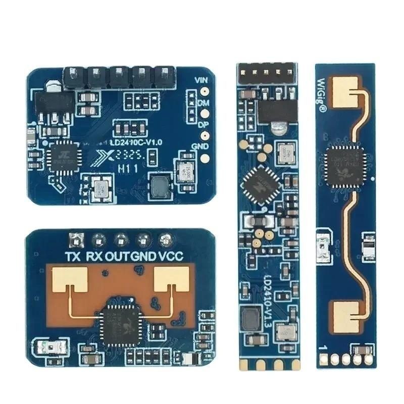 HLK-LD2410 LD2410B LD2410C 5V Mini FMCW 24G Smart Human Presence Status Sensor Radar Module Consumer Electronic
