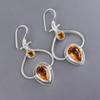 AAA+ Citrine Gemstone Jewelry, 925 Sterling Silver Earrings, Handmade Earrings Jewelry, Attractive Citrine Earrings For Women