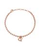 Ellejewelry Ball Cubic Heart Bracelet Elbrbb092