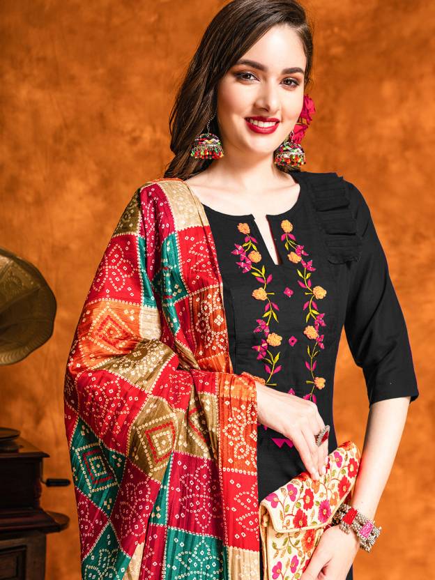 Wunderschönes Designer-Kurta-Hose-Dupatta-Set für indische Damen, Bollywood-Top, Tunika, Kurti, Salwar Kameez