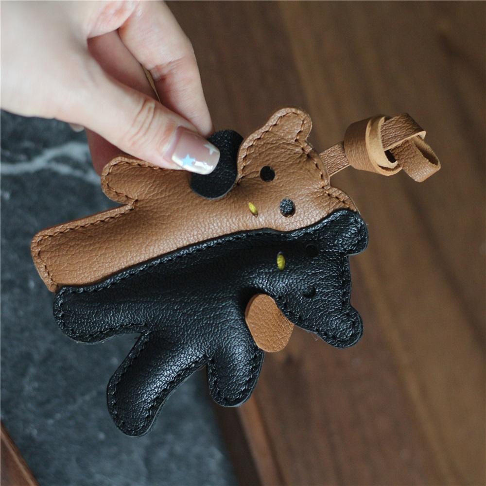 Cute Accessory Keychain of a Good Friend Bear Bag Hanging with a Niche Backpack