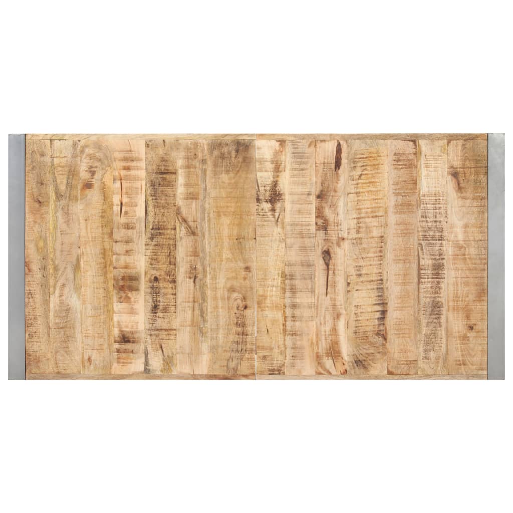 Dining Table 140 X 70 X 75 Cm Rough Mango Solid Wood