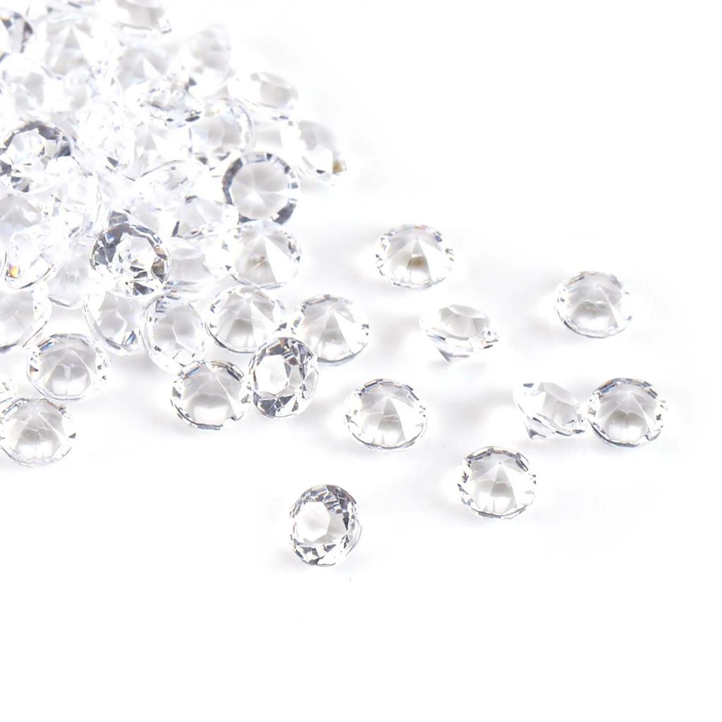 1000 Stück Beutel 6mm Klare Acrylperlen Vasenfüller Hochzeitsfeier Deko DIY Ornament Zubehör