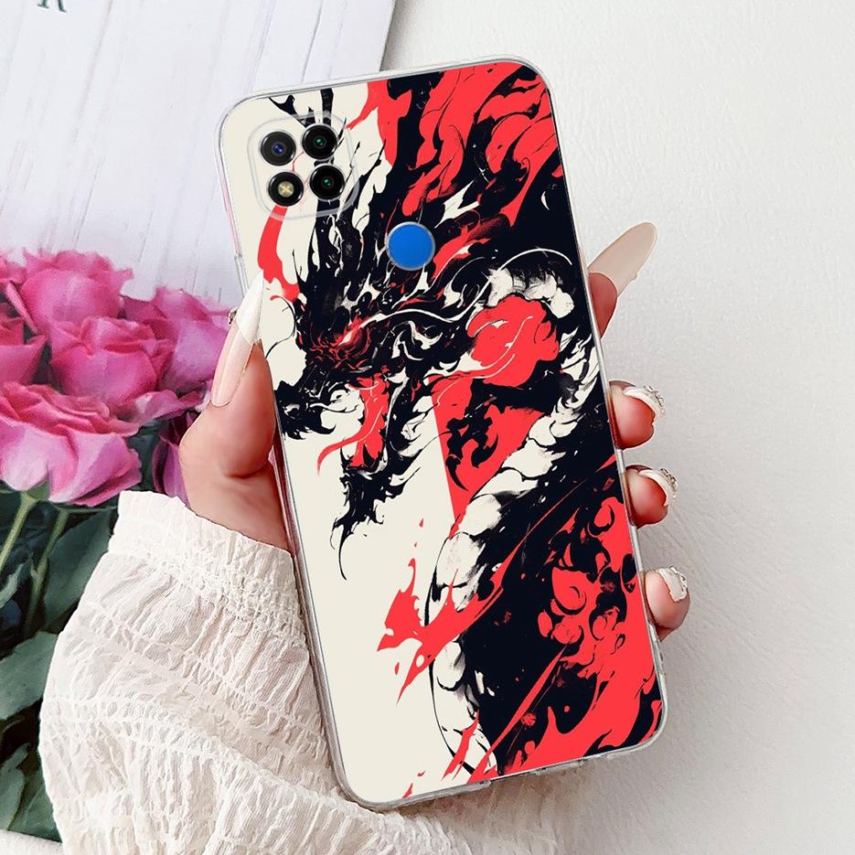 For Xiaomi Redmi 9C Case 6.53'' Cute Love Heart Painted Cover Soft Slim Phone Case For Xiaomi Redmi 9C NFC Redmi9C Fundas Bumper