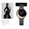 Luxury Women Wrist Watch Quartz Movement Wristwatch Moon Stars Night Flash Watches for Women