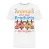 Animals Are Not Products Shirt Vegetarian T-Shirt Go Vegan Size S-6XL