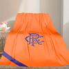 Rangers FC Pattern Blanket, Cozy Blanket for All-Season Comfort On Sofas, Beds, Office, Car, Camping and Travel
