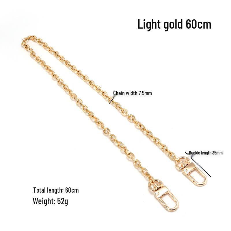 Kouchi Four-Leaf Clover Mahjong Bag Chain Strap - Metal Replacement for Crossbody or Shoulder Bags