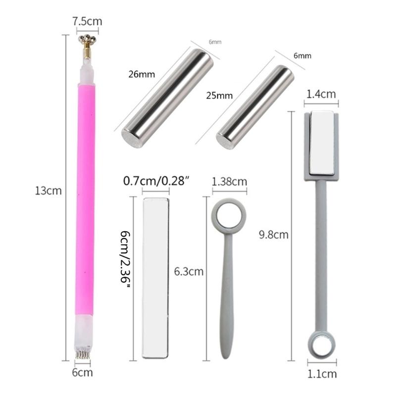 Multifunctional Nail Art Tool Nail Art Magnets Stick For Cats's Eye Effect Nail Decortaion Salon Nail Art Accessories